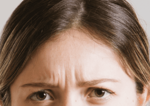 Frown lines