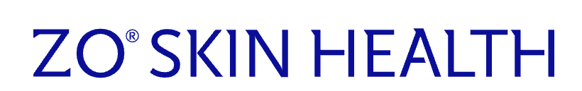 zoskinhealth Text reads "ZO® SKIN HEALTH" in bold, dark blue uppercase letters on a white background, conveying a sense of professionalism and trust in skincare.